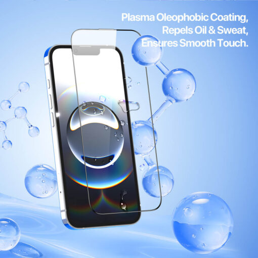 iPhone 16e / 14 / 13 / 13 Pro Tempered Glass Screen Protector with Dust-Free Alignment Kit - Image 5