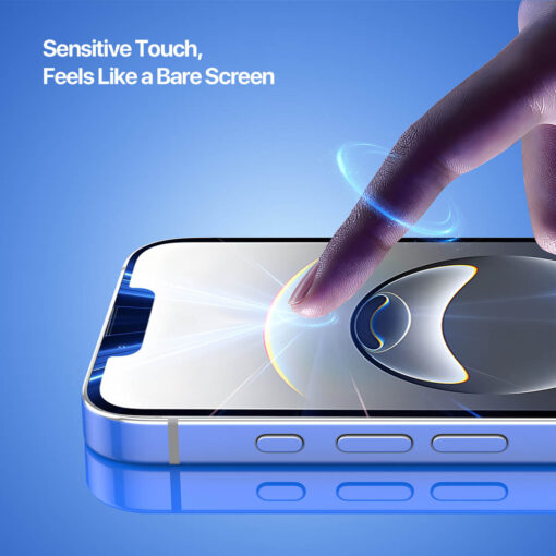 iPhone 16e / 14 / 13 / 13 Pro Tempered Glass Screen Protector with Dust-Free Alignment Kit - Image 8