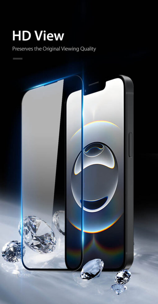 iPhone 16e/14/13/13 Pro Tempered Glass Screen Protector with Auto-Alignment Kit - Roga Series by Dux Ducis - Image 4
