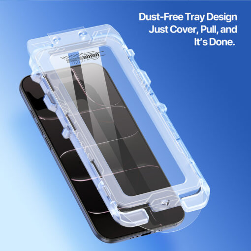 iPhone 17 Air Tempered Glass Screen Protector with Dust-free Alignment Kit - Image 3