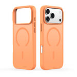 iPhone 17 Pro Magnetic Frosted Case Orange by Dux Ducis