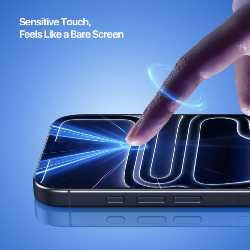 iPhone 17 Pro Tempered Glass Screen Protector with Dust-Free Alignment Kit - Image 8