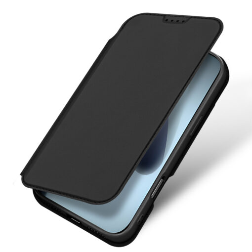 iPhone 17 Pro flip wallet case black by Dux Ducis