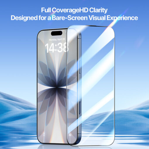iPhone 17 Tempered Glass Screen Protector with Dust-Free Alignment Kit - Image 2
