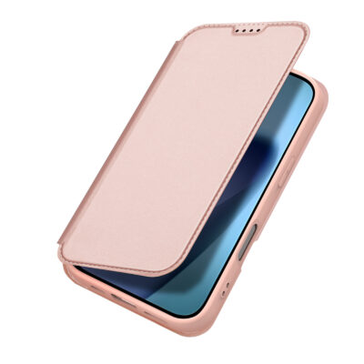 iPhone 17 wallet case rose with card holder and stand