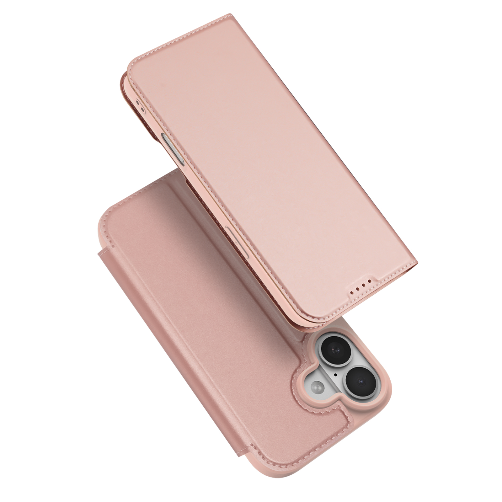 iPhone 17 Wallet Case with Card Holder and Stand - Rose - Image 2