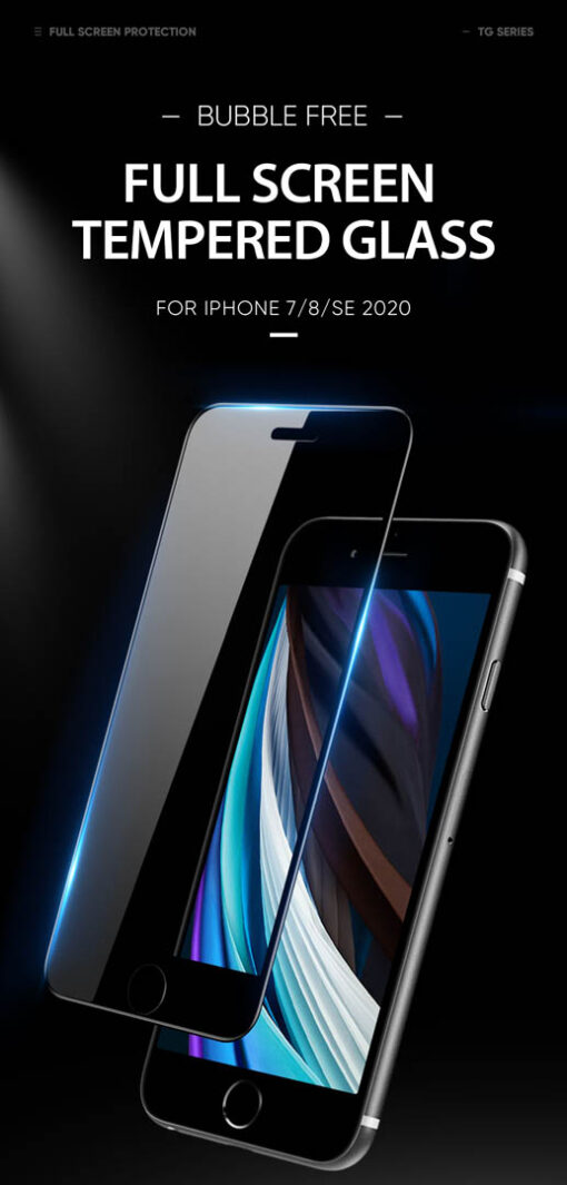 iPhone 8 / SE2 / SE3 Tempered Glass Screen Protector - Anti-Scratch, Case-Friendly, HD Clear - Image 2