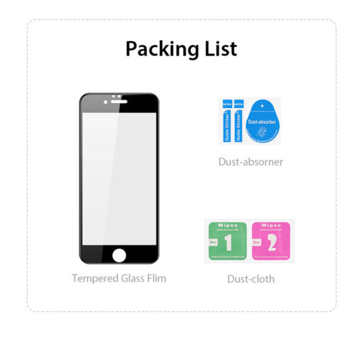 iPhone 8 / SE2 / SE3 Tempered Glass Screen Protector - Anti-Scratch, Case-Friendly, HD Clear - Image 10