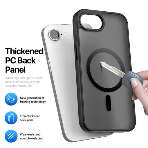 DUX DUCIS Yind Series Magnetic Back Cover for iPhone 16e (2025) - Black - Image 7