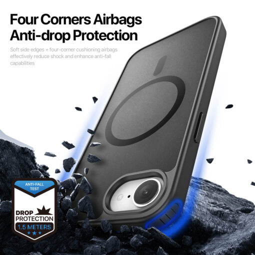 DUX DUCIS Yind Series Magnetic Back Cover for iPhone 16e (2025) - Black - Image 8