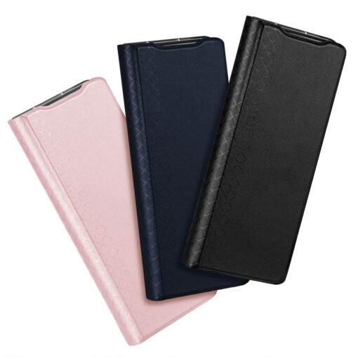 Samsung Galaxy Z Fold 6 Fold Wallet Leather Case - Pink | Brill Series by Dux Ducis - Image 3