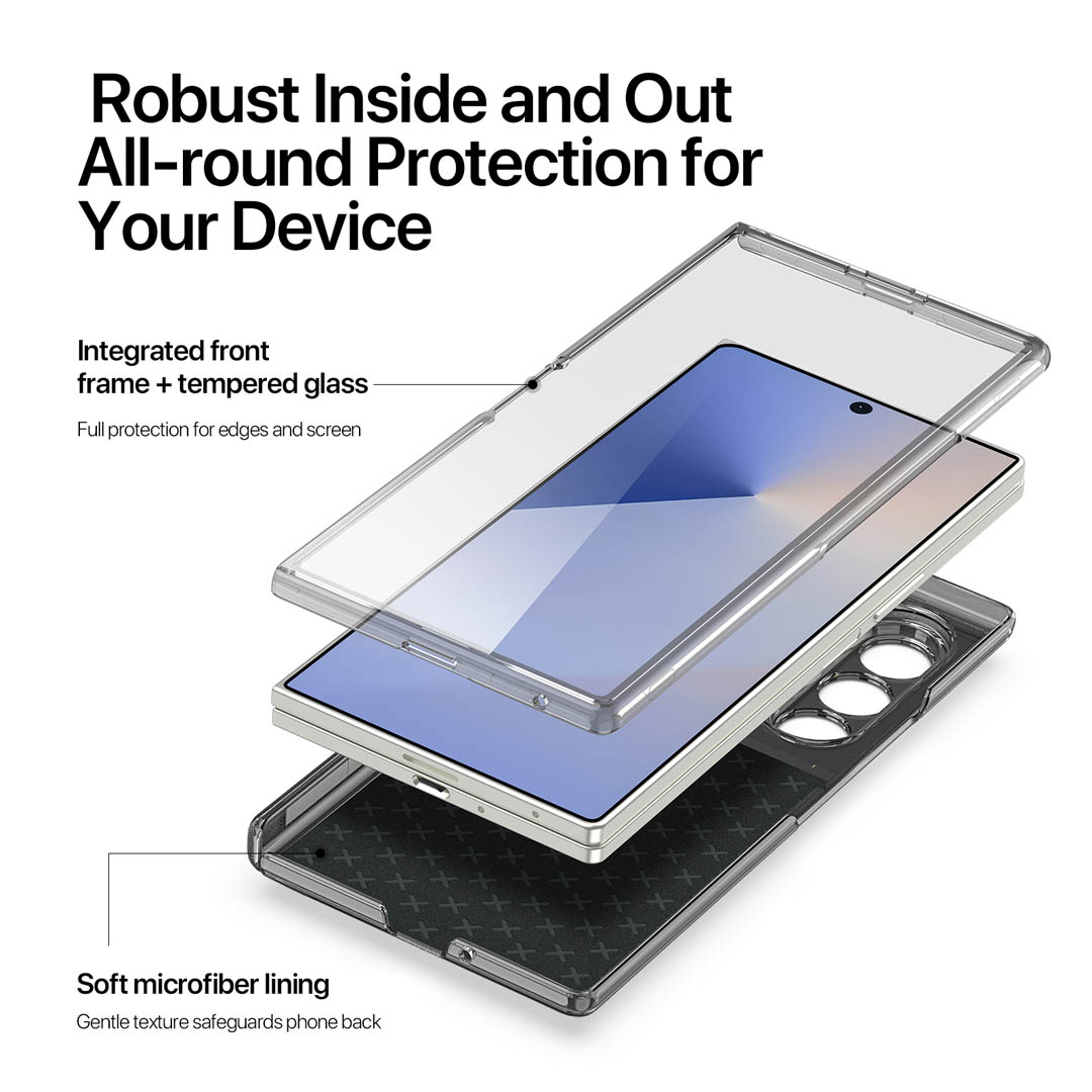 Samsung Galaxy Z Fold 7 Foldable Case - Star Pattern | STEX Series by Dux Ducis - Image 9