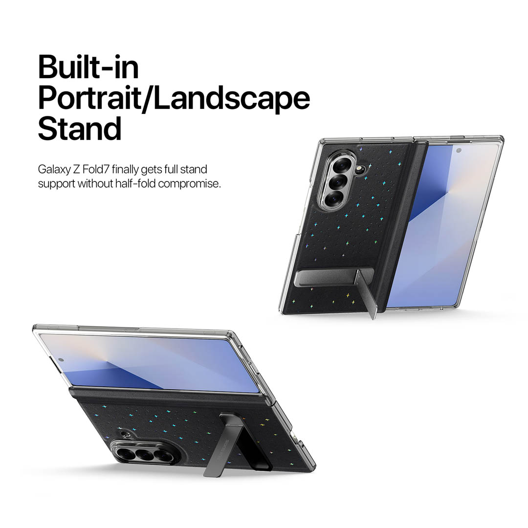 Samsung Galaxy Z Fold 7 Foldable Case - Star Pattern | STEX Series by Dux Ducis - Image 11