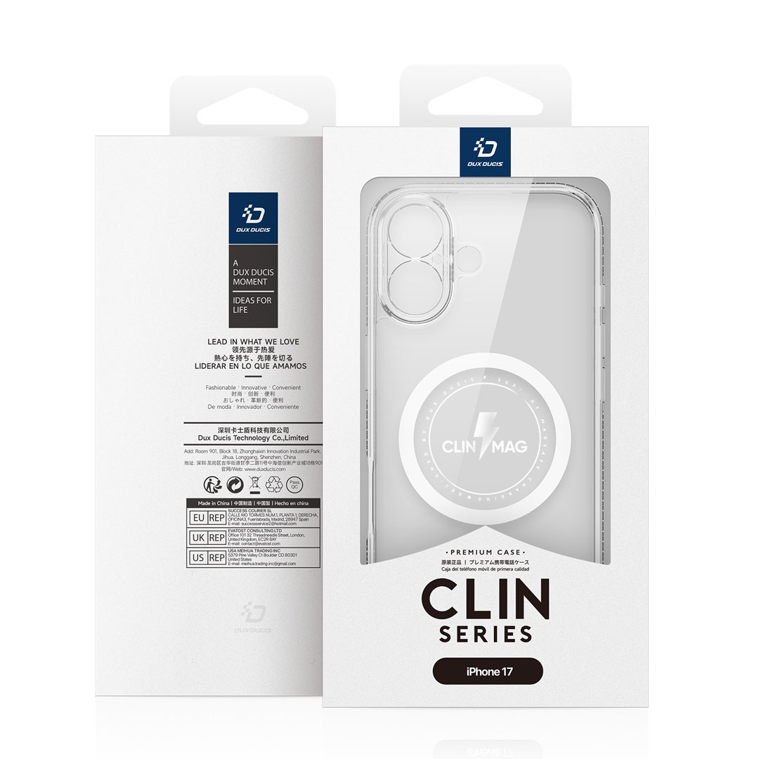 iPhone 17 Clear Magnetic Case | Clin Mag Series by Dux Ducis - Image 16