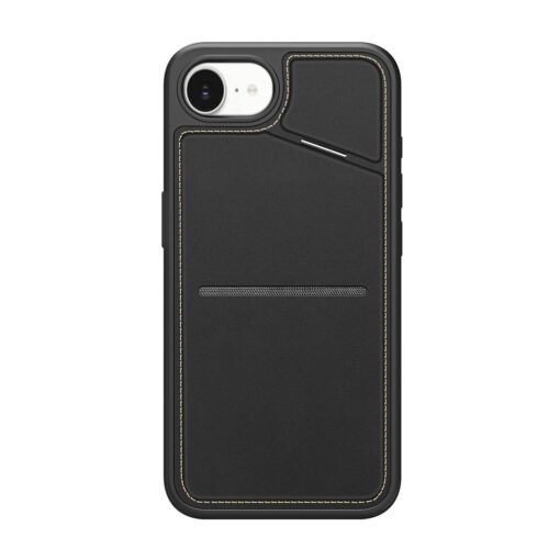iPhone 16e 3 in 1 Magnetic Charging Wallet Case with Stand - Black | Rafi II Series by Dux Ducis - Image 2