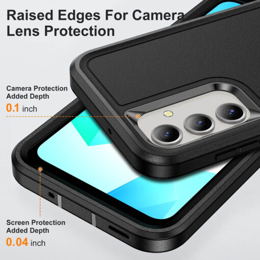 Samsung Galaxy A16 Heavy Duty Case with Kickstand - Rugged - Image 6
