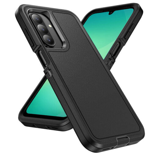 Samsung Galaxy A26 5G Heavy Duty Case - Black | Military Drop Protection | Rugged Protection | Anti-Scratch - Image 2