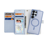 Samsung Galaxy S25 Ultra Magnetic Wallet Case Blue by Dux Ducis
