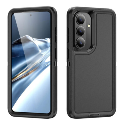 Samsung Galaxy S26 Plus heavy duty rugged case black with multi-layer protection