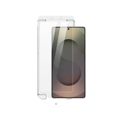 Samsung Galaxy S25 Ultra screen protector Dux Ducis tempered glass alignment tray kit front view