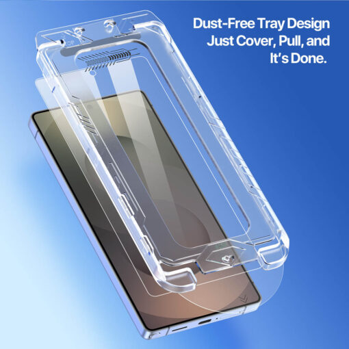 Samsung Galaxy S25 Ultra Tempered Glass Screen Protector with Auto-Alignment Kit - Roga Series by Dux Ducis - Image 4