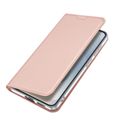 Samsung Galaxy S26 flip wallet case rose by Dux Ducis
