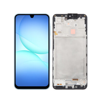Samsung Galaxy A17 4G replacement screen with frame for models SM-A175F and SM-A175F/DS