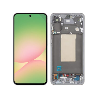 Samsung Galaxy A56 grey replacement screen with frame SM-A566