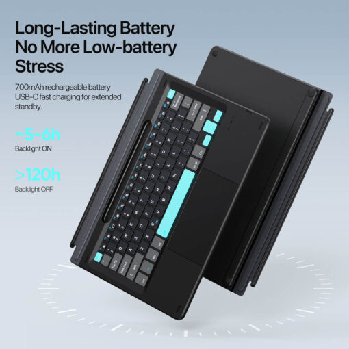 Surface Pro 11 / X / 9 / 8 Detachable Wireless Keyboard | CK Pro Series by Dux Ducis - Image 10