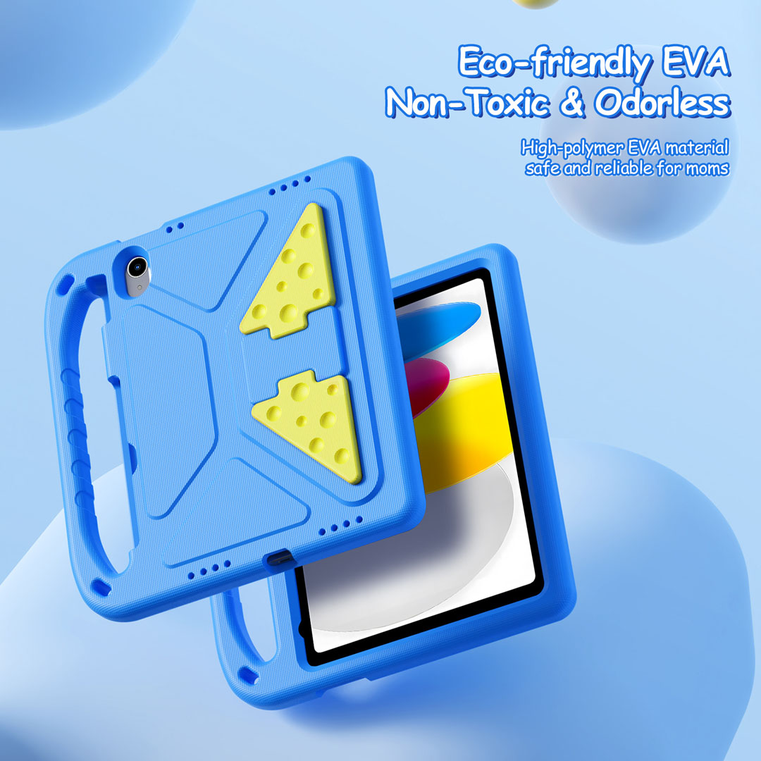 iPad 11 / iPad 10 Kids Anti-Drop Case - Blue | Puff Series by Dux Ducis - Image 4