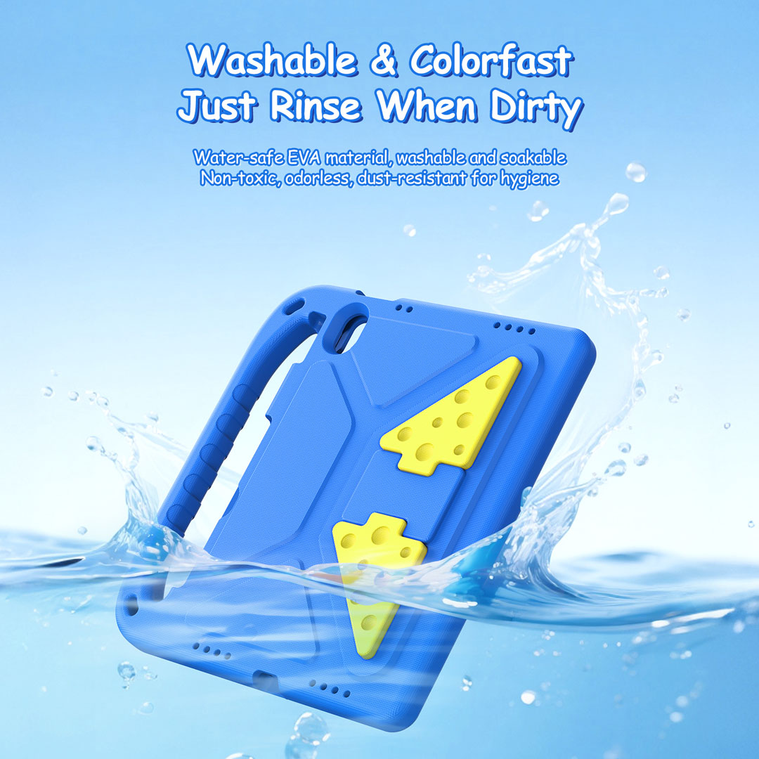 iPad 11 / iPad 10 Kids Anti-Drop Case - Blue | Puff Series by Dux Ducis - Image 8