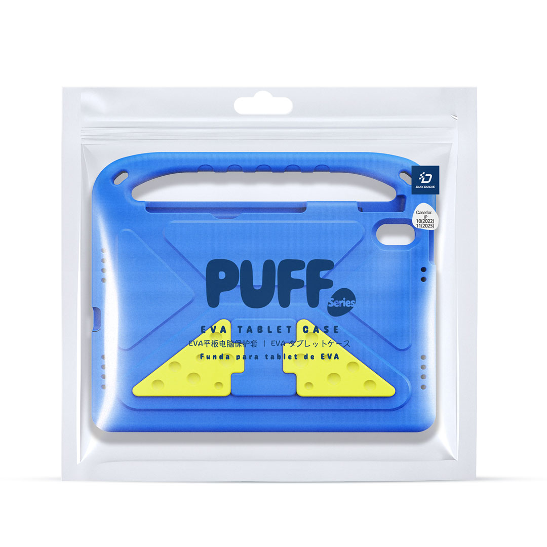 iPad 11 / iPad 10 Kids Anti-Drop Case - Blue | Puff Series by Dux Ducis - Image 9