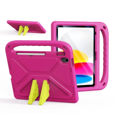 iPad 11 (A16) kids case washable EVA anti-drop pink Dux Ducis PUFF carry handle drawing