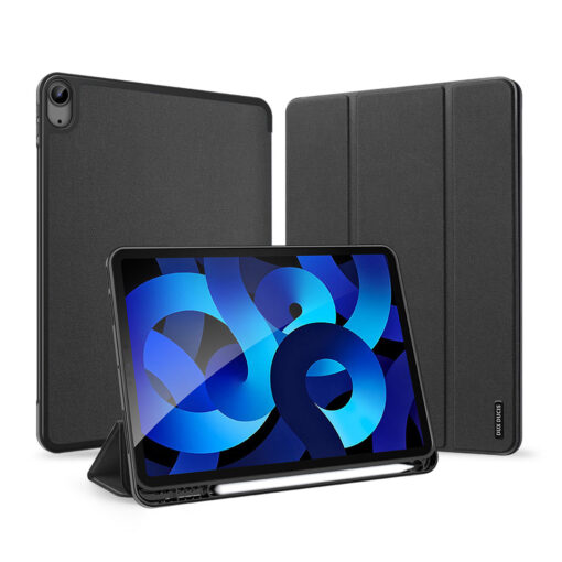 iPad Air 11" / Air 5 / Air 4 Full Cover Folio Case - Black | Domo Series by Dux Ducis