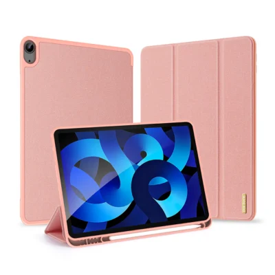 iPad Air 11-inch (M4) case auto sleep wake pink Dux Ducis DOMO Apple Pencil holder