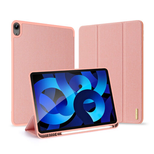 iPad Air 11" / Air 5 / Air 4 Full Cover Folio Case - Pink | Domo Series by Dux Ducis