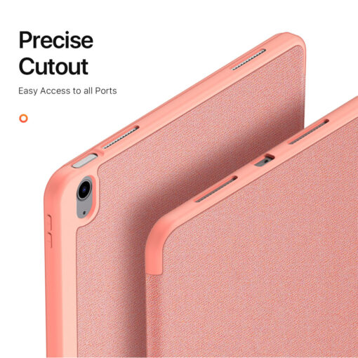 iPad Air 13" (2024/2025)  Full Cover Folio Case - Pink | Domo Series by Dux Ducis - Image 6