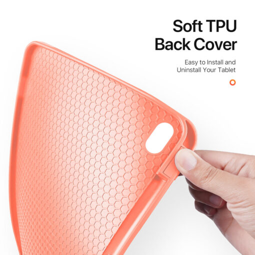 iPad Air 13" (2024/2025)  Full Cover Folio Case - Pink | Domo Series by Dux Ducis - Image 11