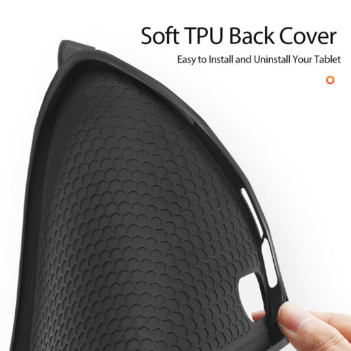iPad Mini 7 / Mini 6 Full Cover Folio Case - Black | Domo Series by Dux Ducis - Image 11