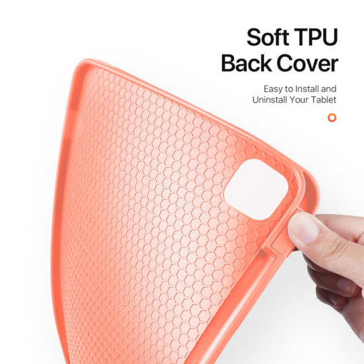 iPad Pro 11" (2024) Full Cover Folio Case - Pink | Domo Series by Dux Ducis - Image 11