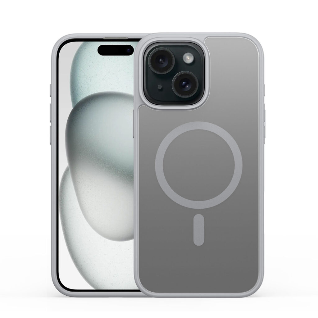 iPhone 15 protective case and screen protector