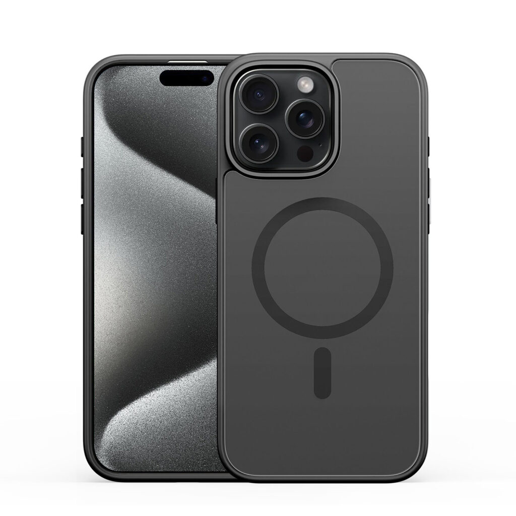 iPhone 15 Pro Max protective case and screen protector